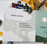 A Peek-a-Boo Saints Board Book