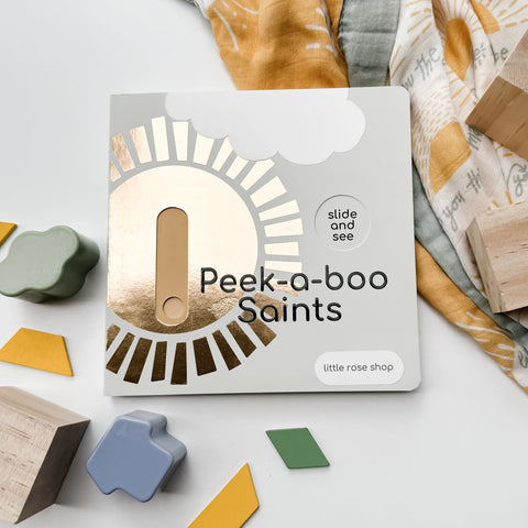 A Peek-a-Boo Saints Board Book