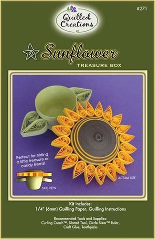 Catholic Culture: Sunflower Box Miniature Quilling Kit (Paper Filigree)