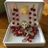 Confirmation Rosary--Red