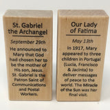 Blocks: Our Lady of Fatima/St. Gabriel the Archangel Prayer Set