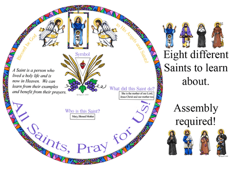 Saints' Wheels Set/2