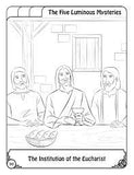 Holy Rosary Coloring Book
