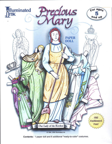 Precious Mary Paper Dolls