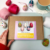 A Needle Felting Kit: Easter Eggs