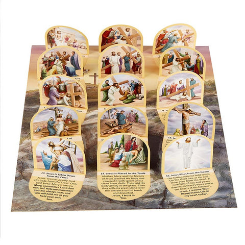Stations of the Cross Pop-Up Card