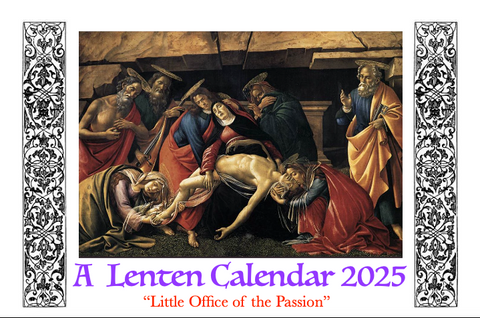 A Lenten Calendar 2025