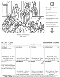 A Lenten Calendar for Children 2026