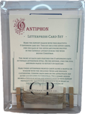 O Antiphon Letterpress Card Set