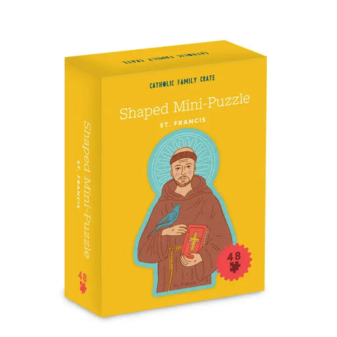 A St. Francis of Assisi  Shaped Puzzle