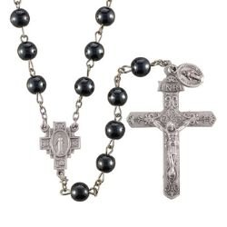Black Hematite Rosary