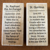 Blocks: St. Raphael/St. Quirinus Prayer Set