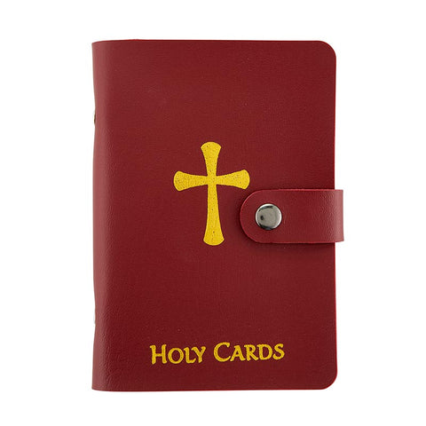 Holy Card Case: Dark Red